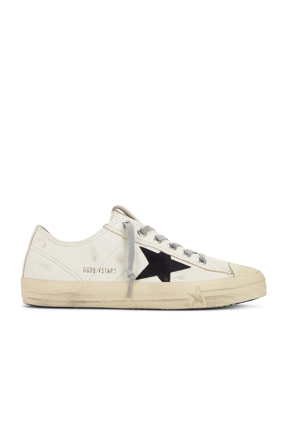 Image 1 of Golden Goose V-star 2 Sneaker In Dirty White & Black in Dirty White & Black