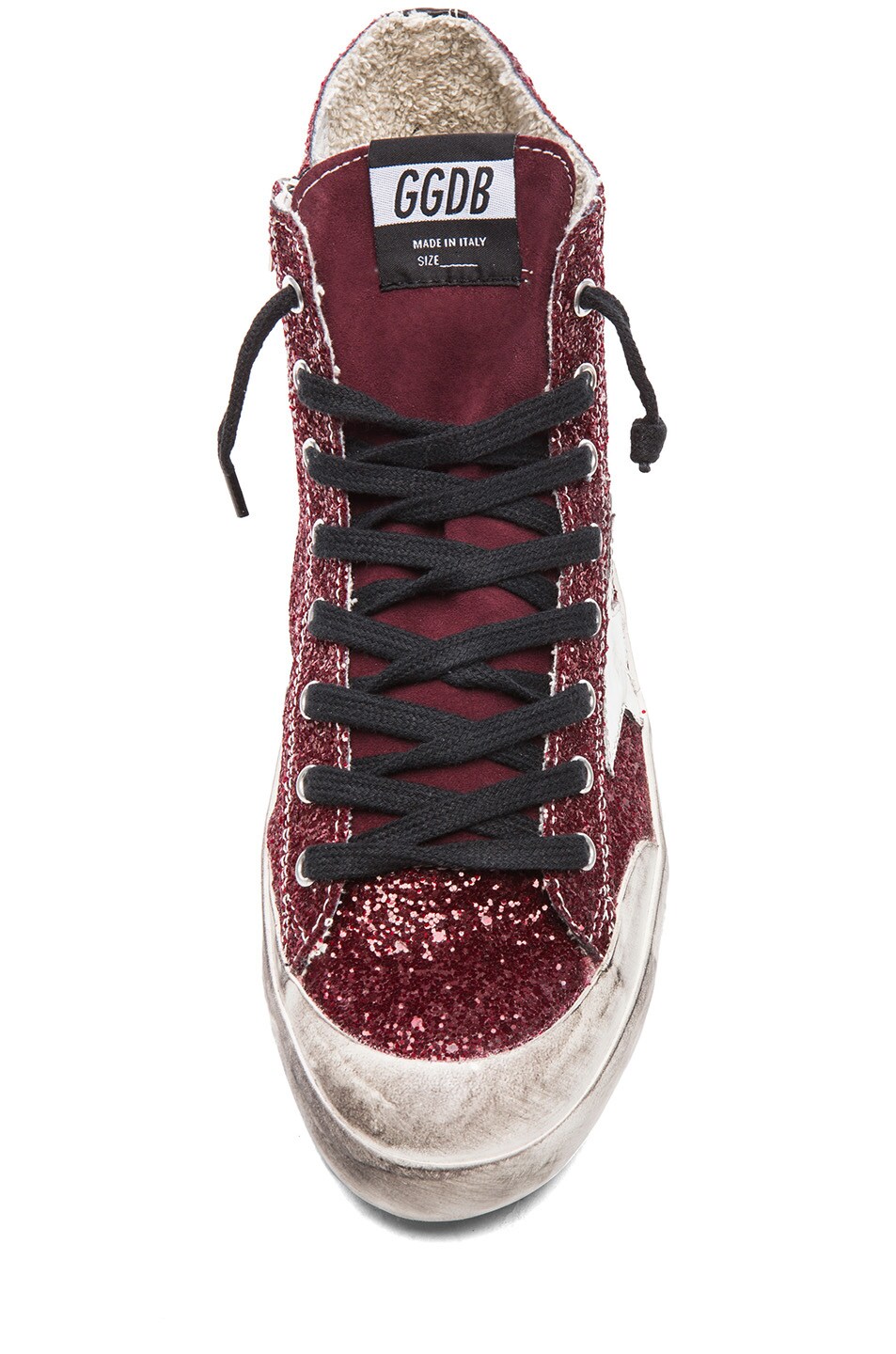 golden goose francy glitter