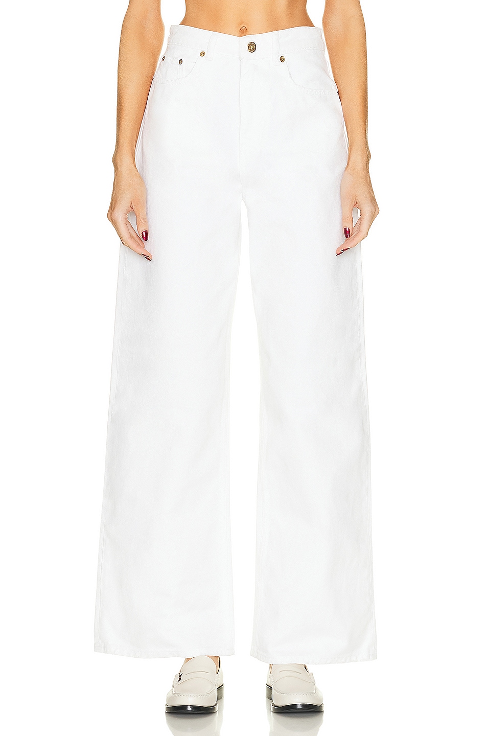 Image 1 of Golden Goose Wide Leg in Off White