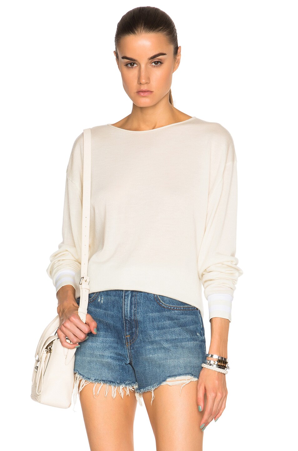 Image 1 of Golden Goose Lucy Cashmere Sweater in White