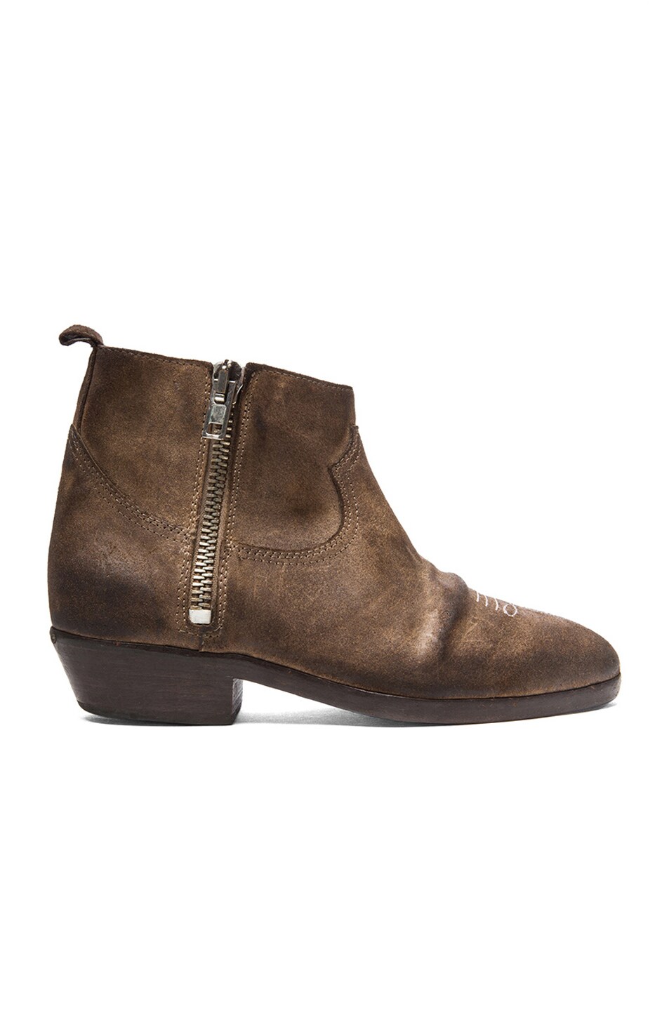 Image 1 of Golden Goose Viamole Suede Boots in Washed Brown