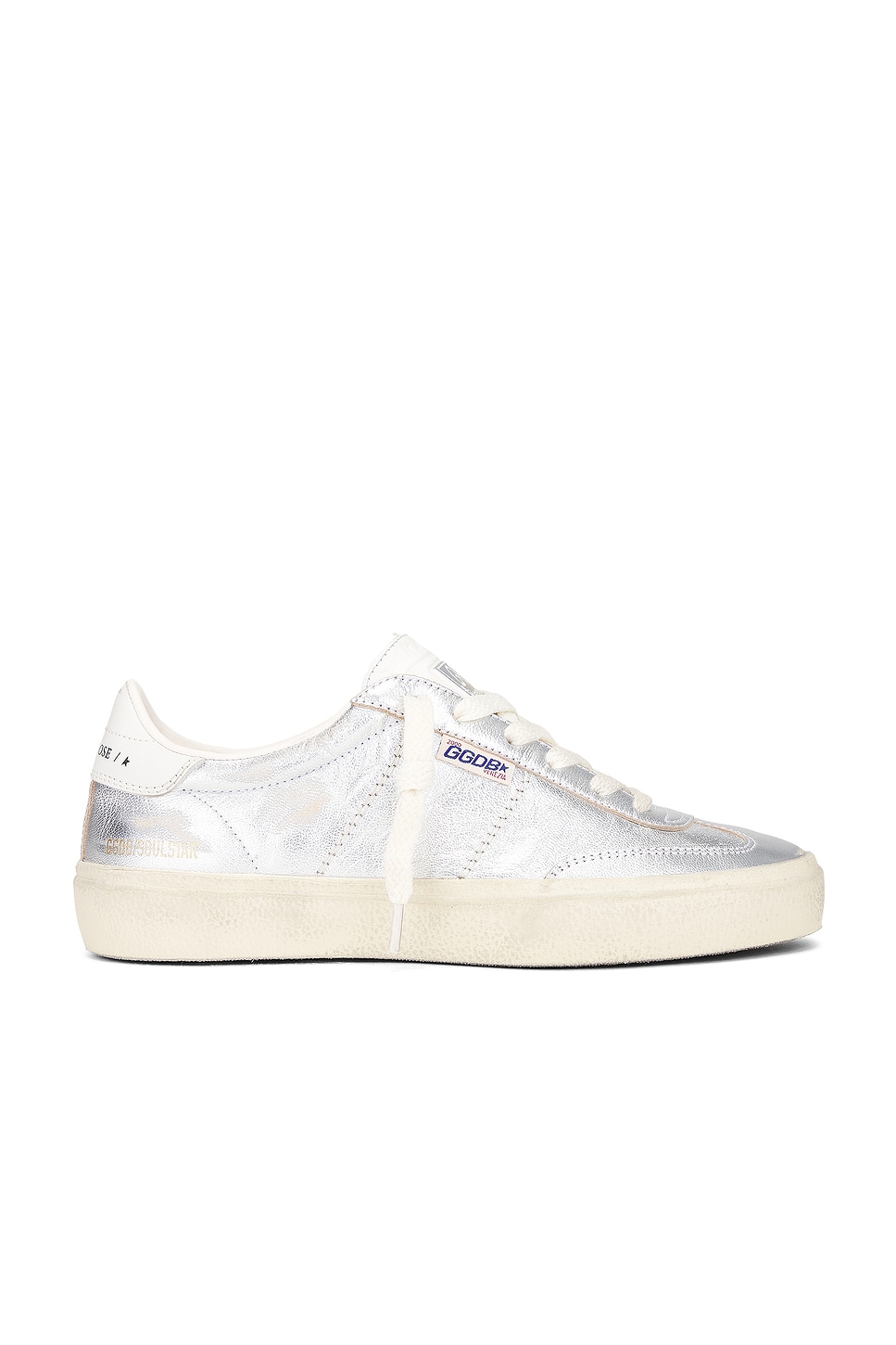 Image 1 of Golden Goose Soul-star Sneaker in Silver, White, & Milk