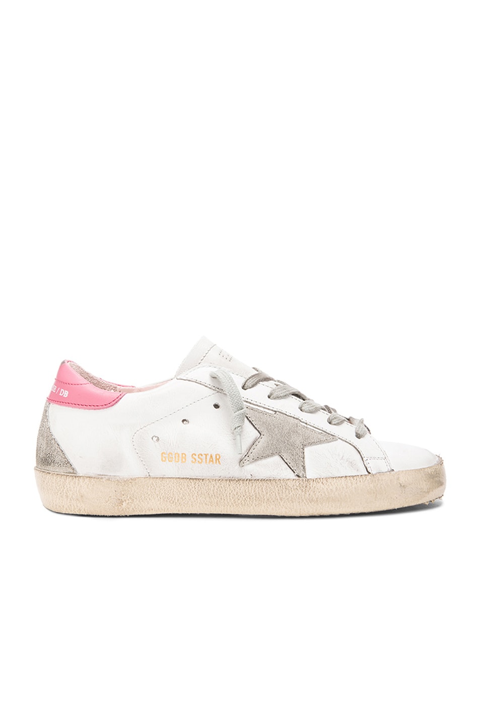 golden goose white and pink