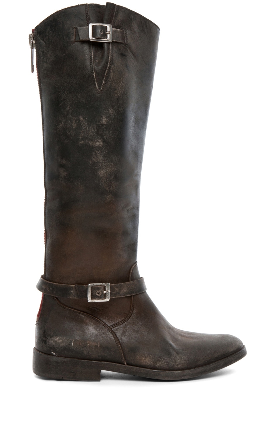 Image 1 of Golden Goose Rosebowl Leather Boots in Black