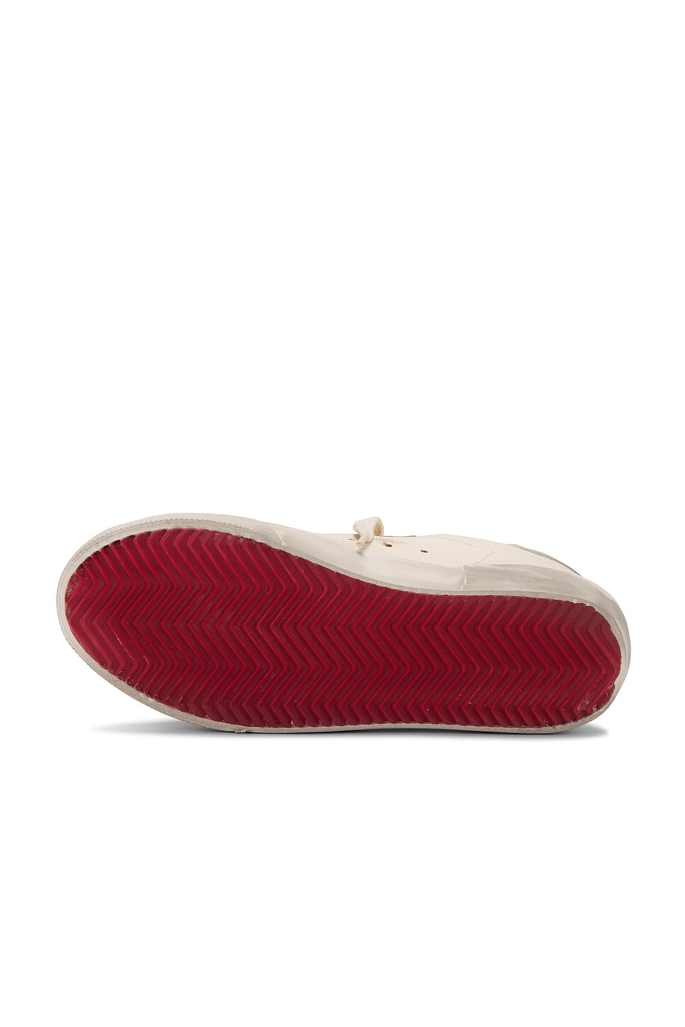 Image 6 of Golden Goose Super Star Sneaker in Beige & Silver