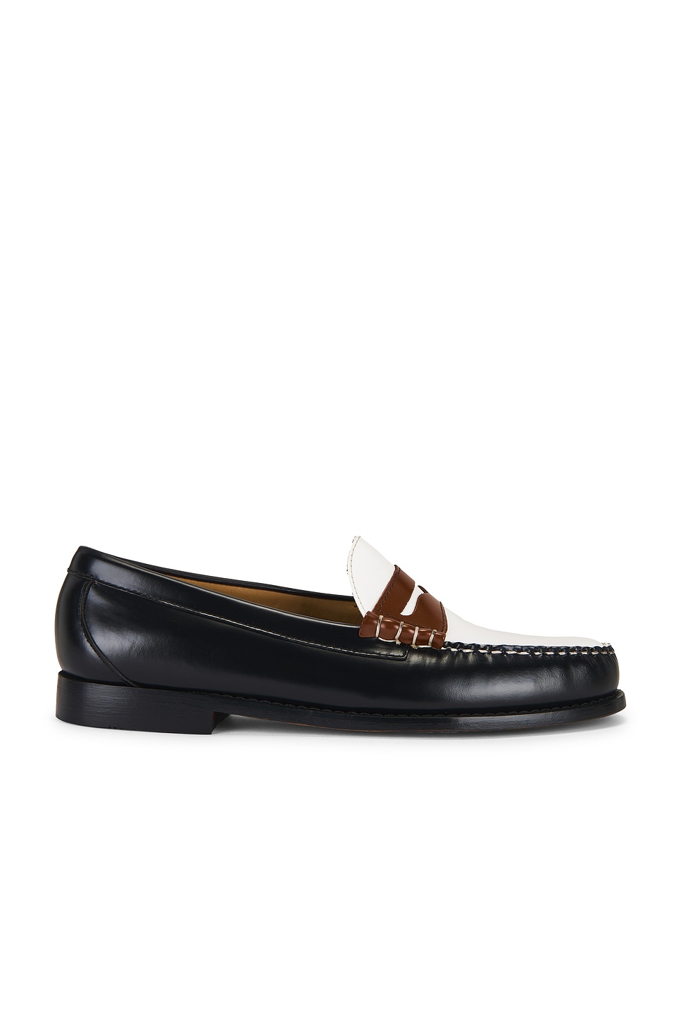 G.H.BASS Larson Tricolor Weejun in Black