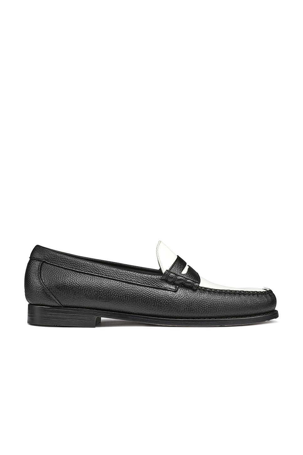 Image 1 of G.H.BASS x Reigning Champ Larson Weejuns Loafer in Black & White