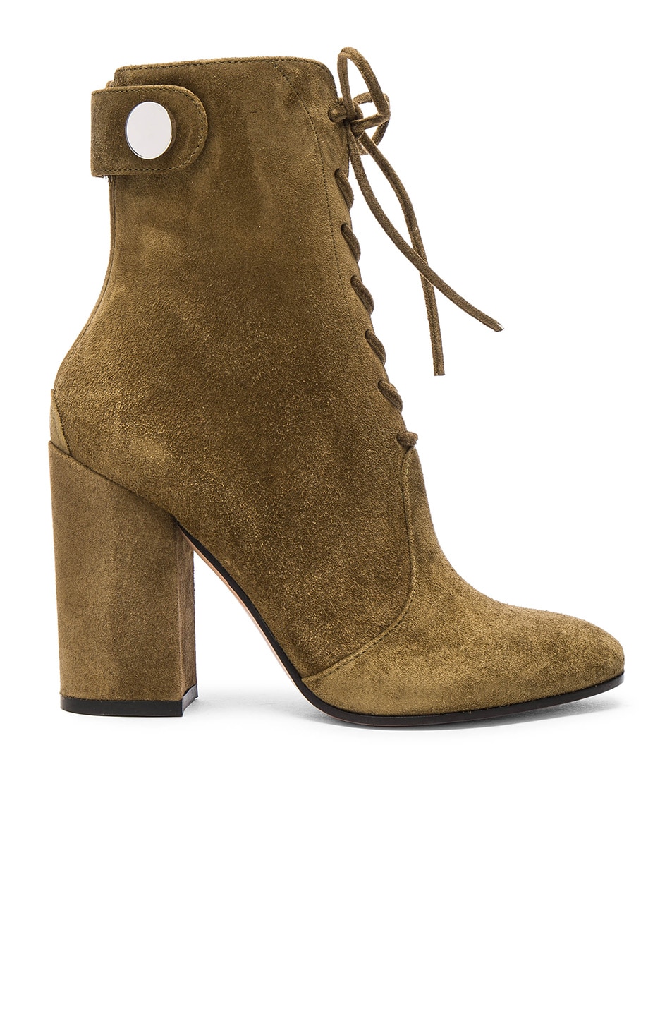 Image 1 of Gianvito Rossi Suede Lace Up Boots in Marais
