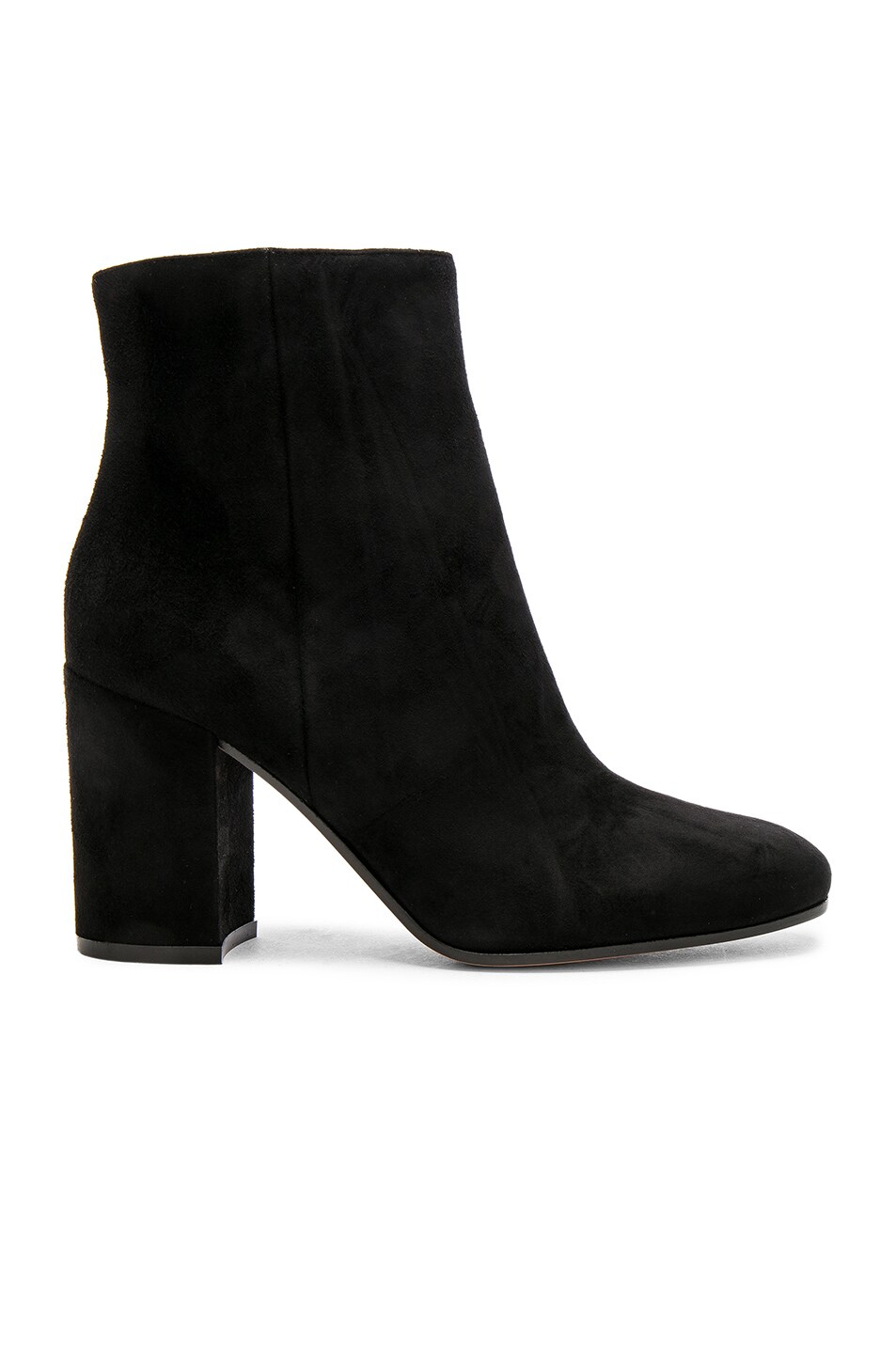 Image 1 of Gianvito Rossi Suede Rolling Booties in Black