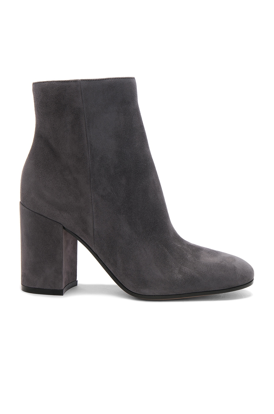 Image 1 of Gianvito Rossi Suede Rolling Booties in Lapis
