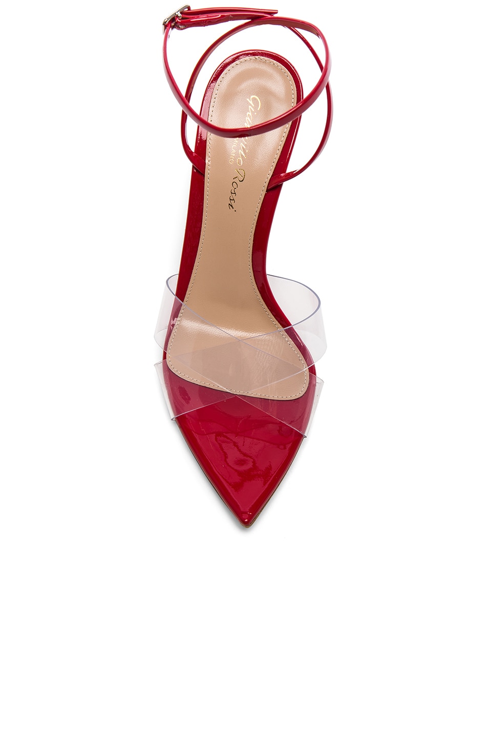 gianvito rossi stark plexi ankle strap heels