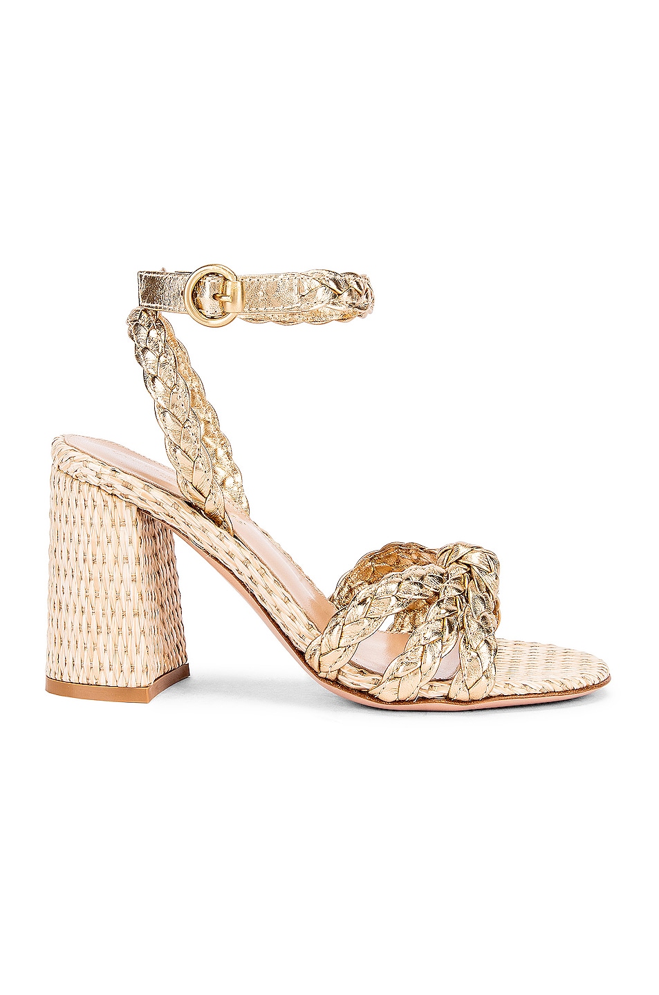 Image 1 of Gianvito Rossi Ankle Strap Sandals in Mekong & Natural