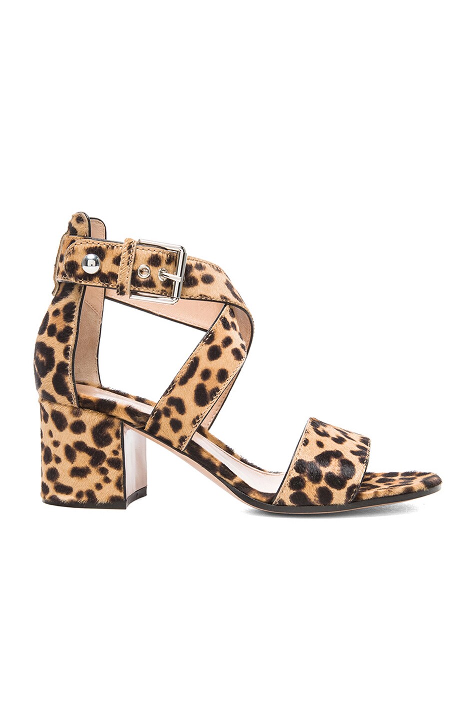 Image 1 of Gianvito Rossi Heeled Sandals in Black Leopard