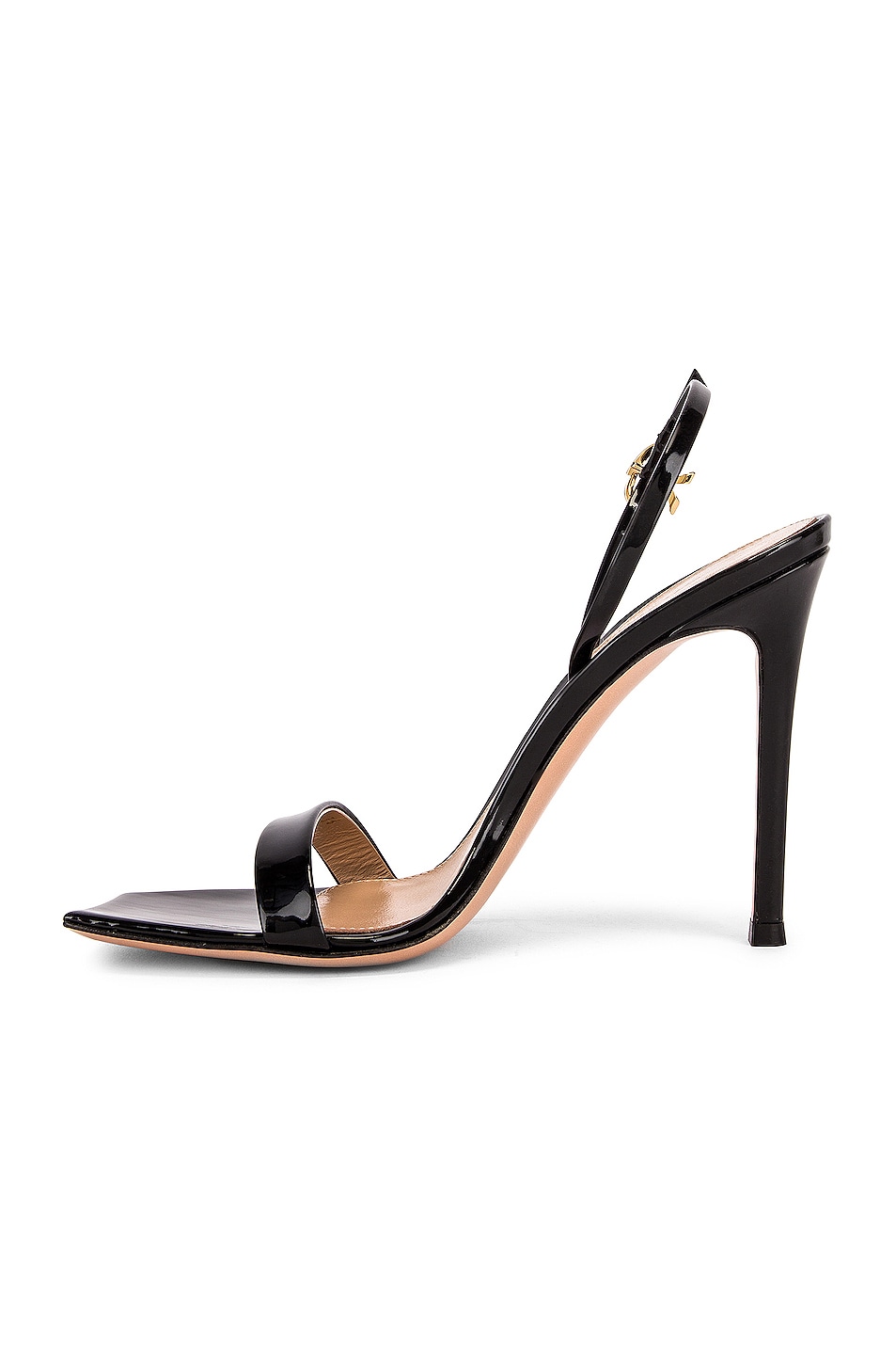 Gianvito Rossi Ribbon Stiletto Heels in Black | FWRD