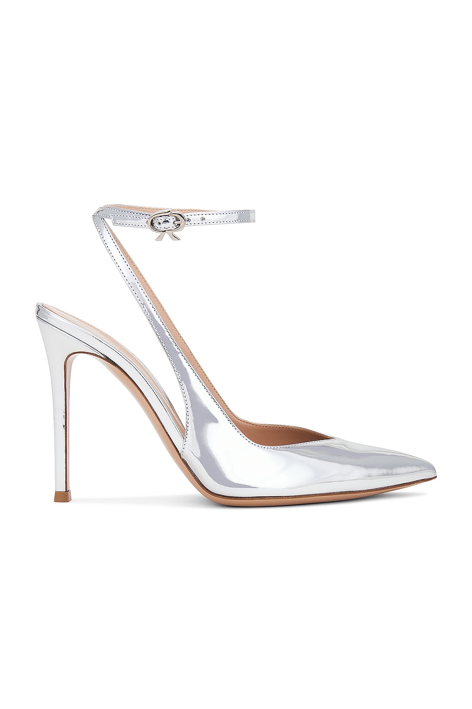 Image 1 of Gianvito Rossi Sling Back Pump in Silver