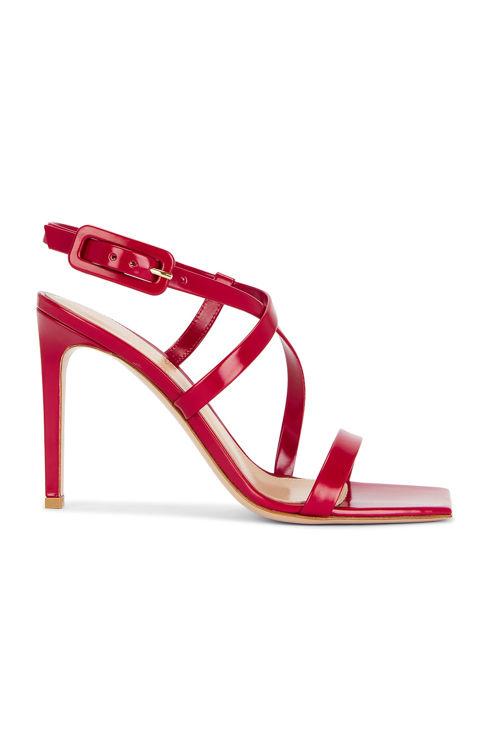 Image 1 of Gianvito Rossi Tokio Ankle Strap Sandal in Rouge