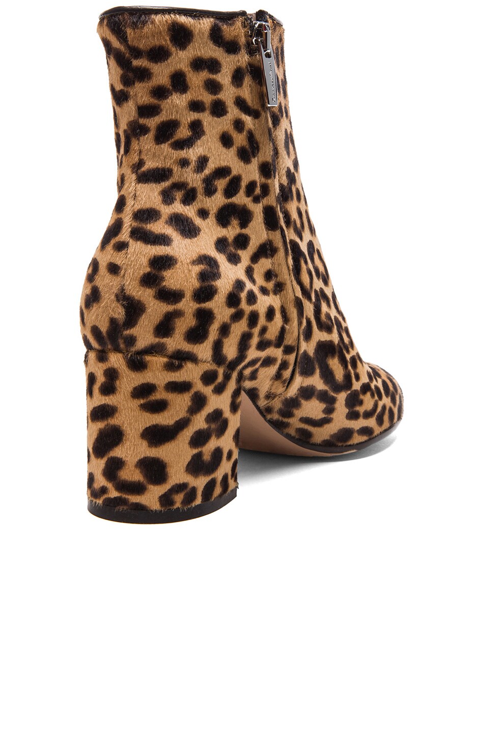 leopard pony hair boots