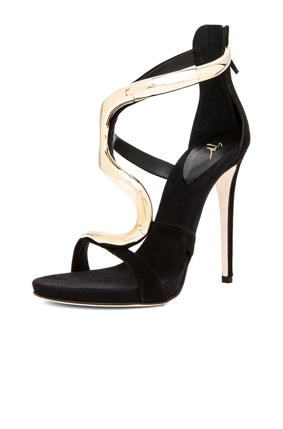 zanotti heels snake