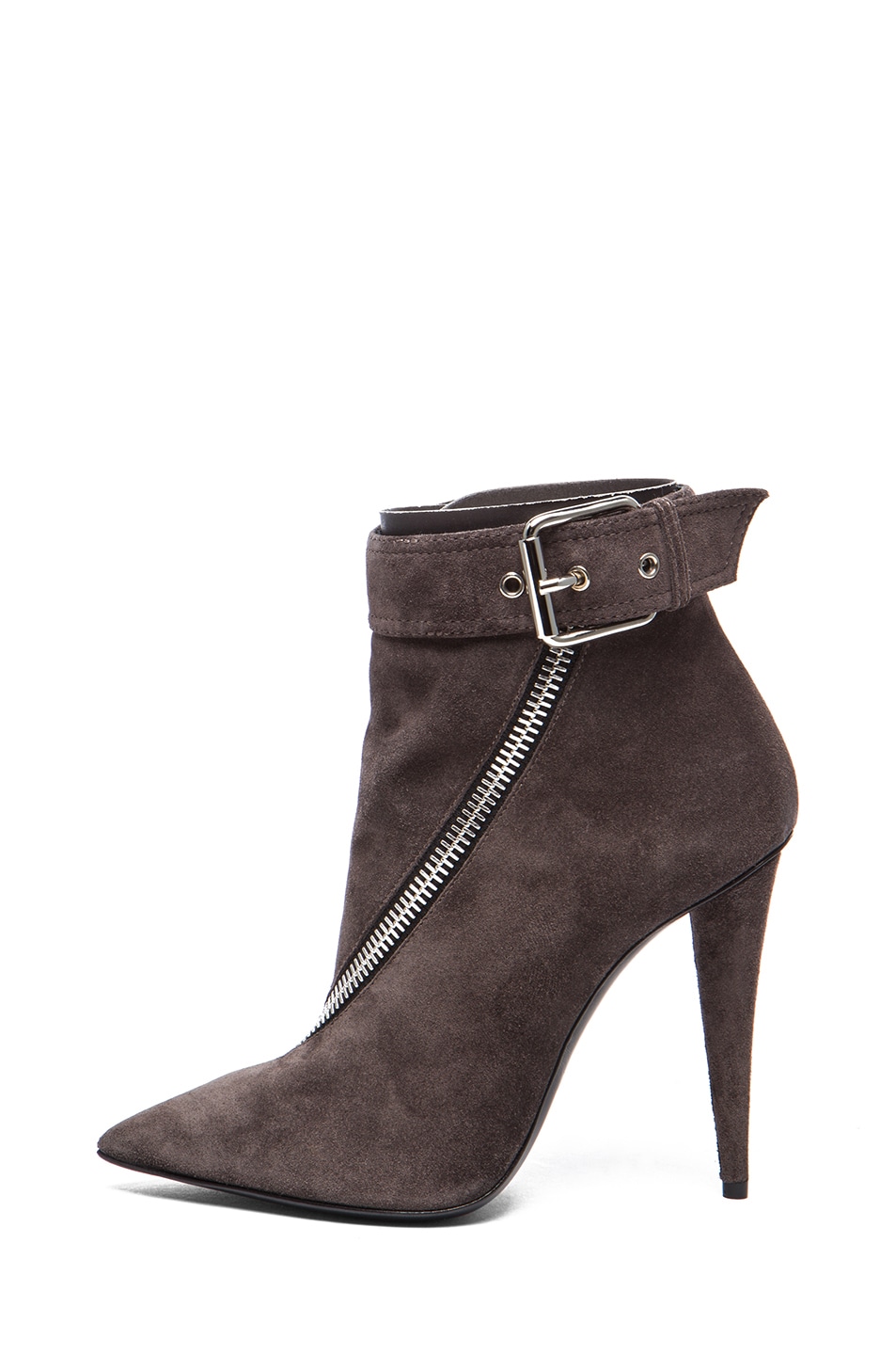 Image 1 of Giuseppe Zanotti Suede Booties in Flan
