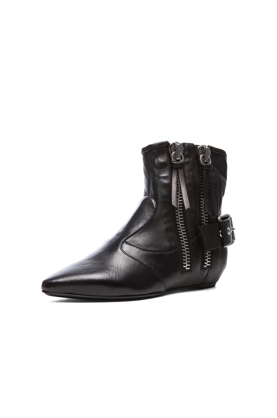 Giuseppe Zanotti Maude Leather Boots in Black | FWRD