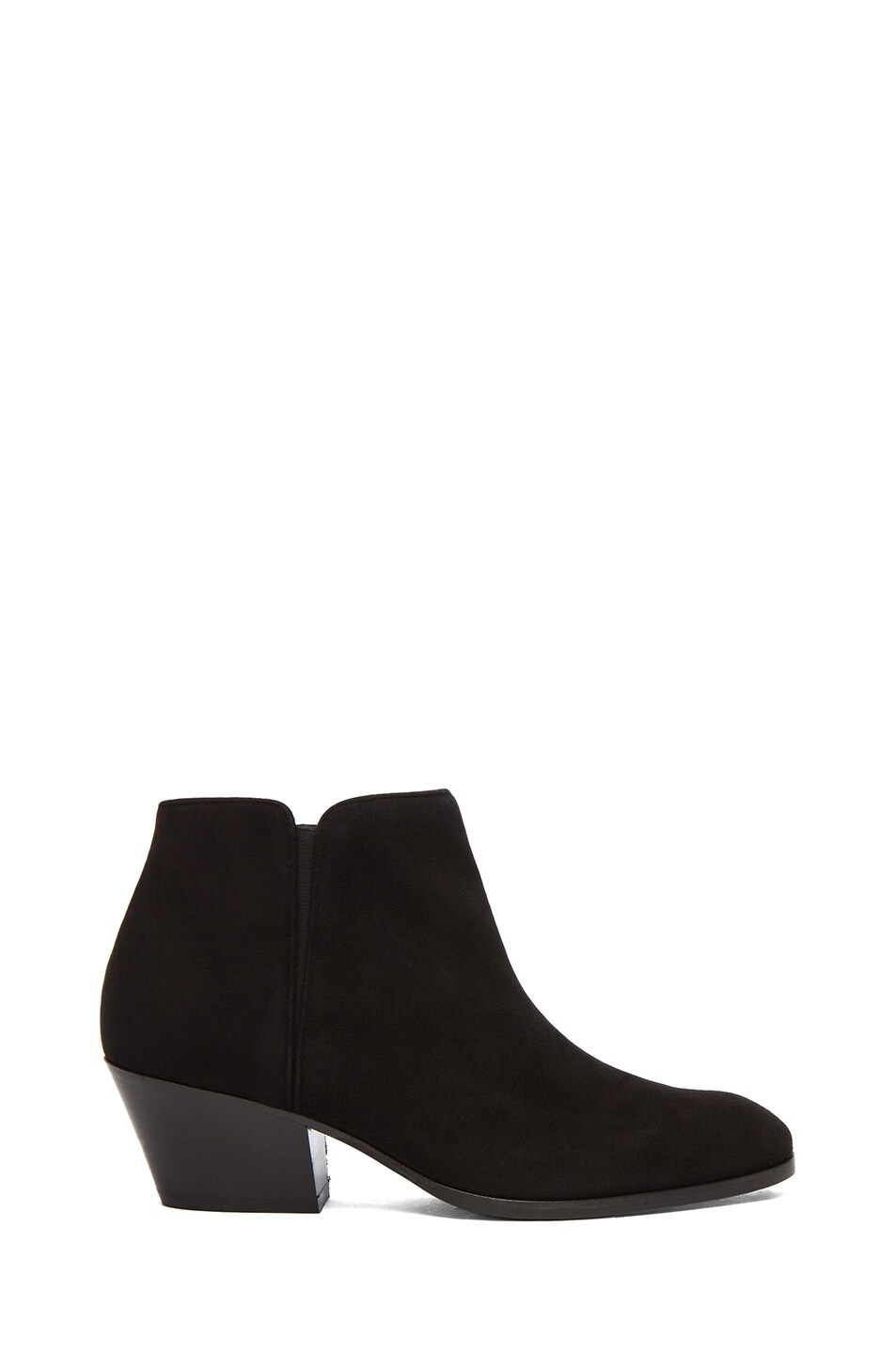 Image 1 of Giuseppe Zanotti Suede Daddy Ankle Booties in Black