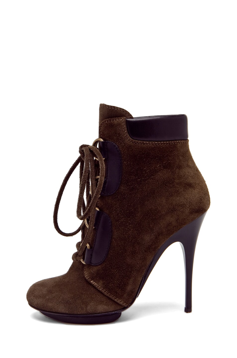 Image 1 of Giuseppe Zanotti Military Lace Up Boot in Mud
