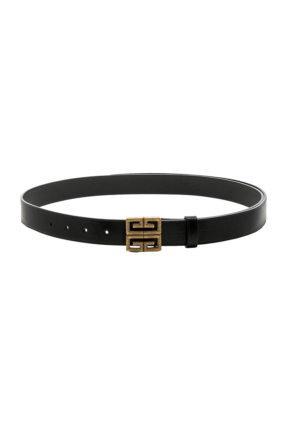Image 1 of Givenchy 4G Engraved Belt in Black