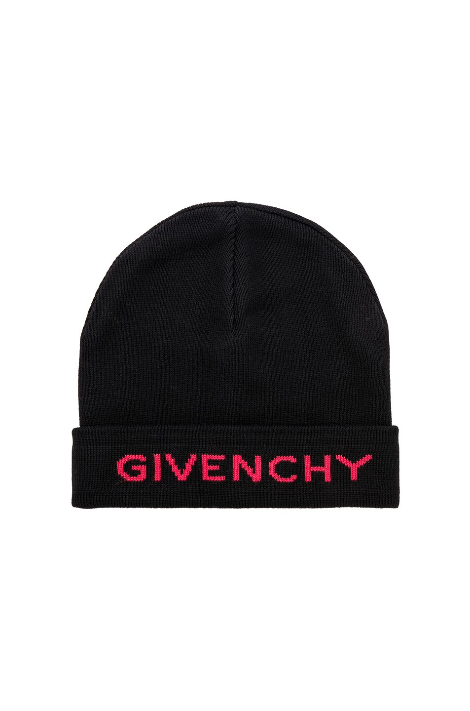 Image 1 of Givenchy Logo Beanie in Red