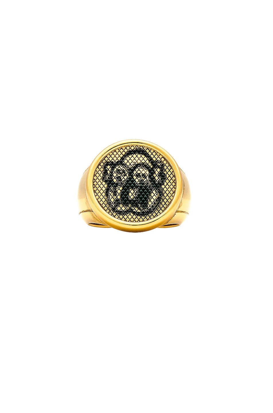 Image 1 of Givenchy Chito Finesse Pup Golden Ring in Golden Yellow