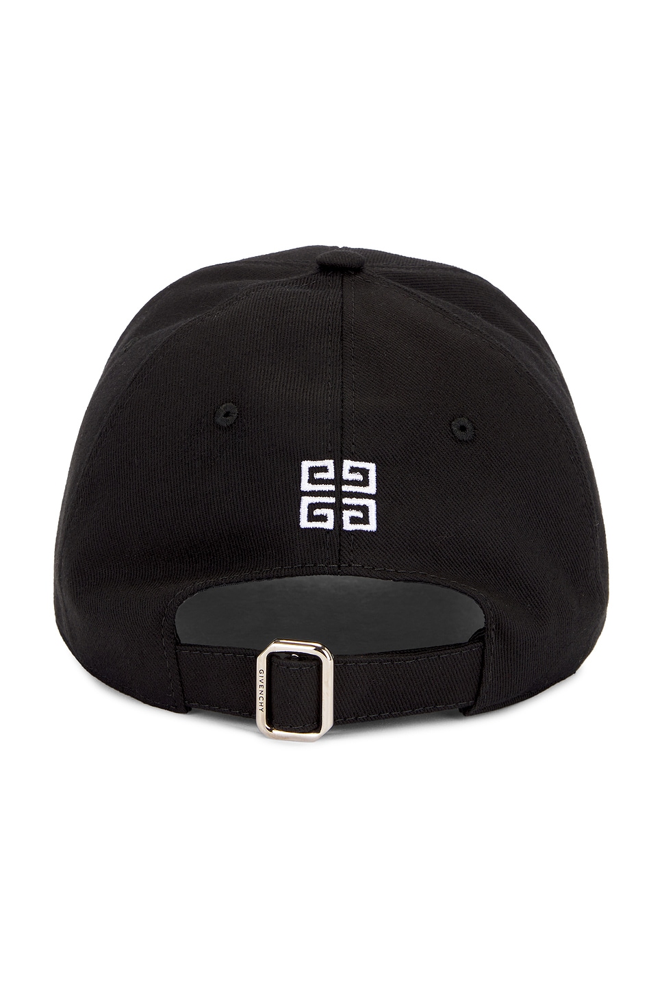 Shop Givenchy Curved Cap With Embroidered Logo In Black