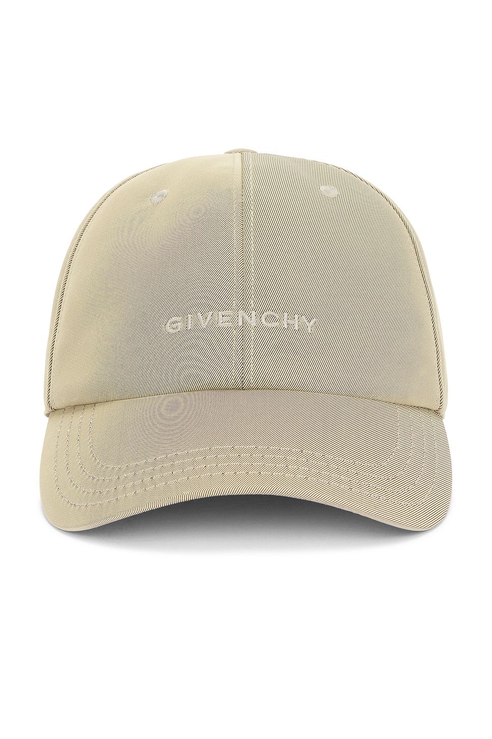 Shop Givenchy Curved Cap In Natural Beige