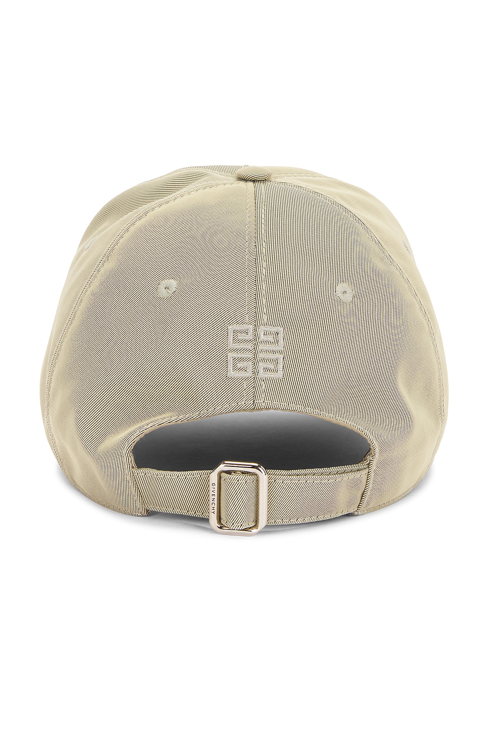 Shop Givenchy Curved Cap In Natural Beige