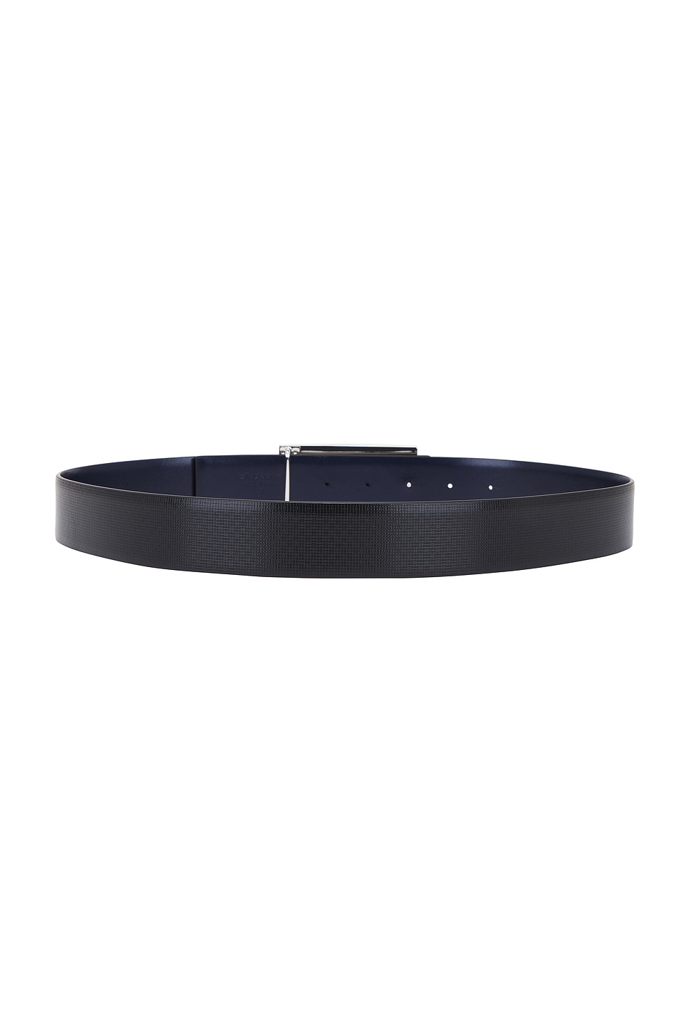 Shop Givenchy 30mm Reversible 2g Small Buckle Belt In Black & Dark Blue