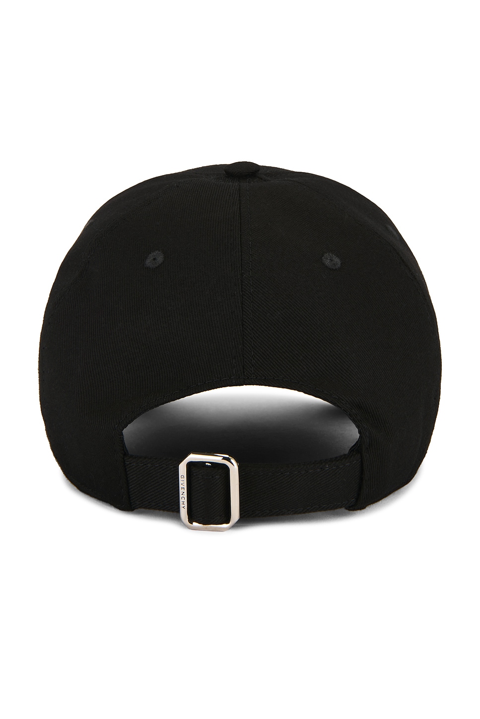 Givenchy Round Visor Cap With Embroidered Logo In Black