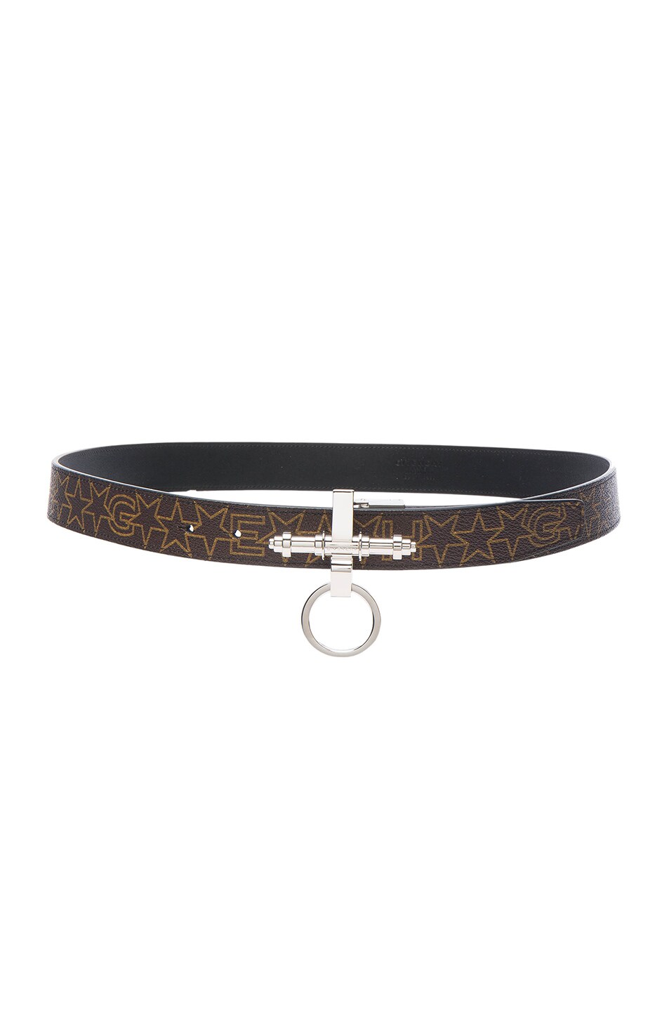 Image 1 of Givenchy Obsedia Belt in Brown & Beige