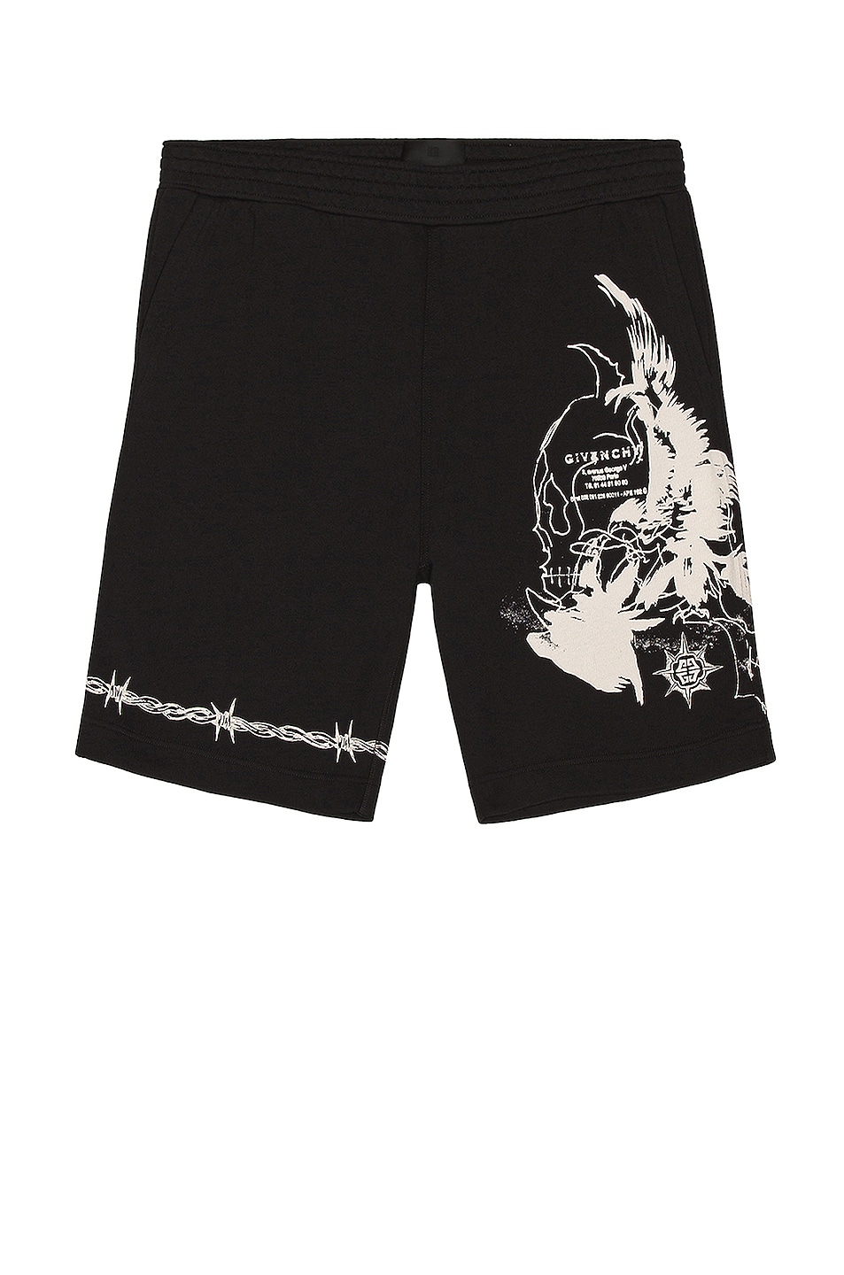 Image 1 of Givenchy Reaper Sweatshort in Black