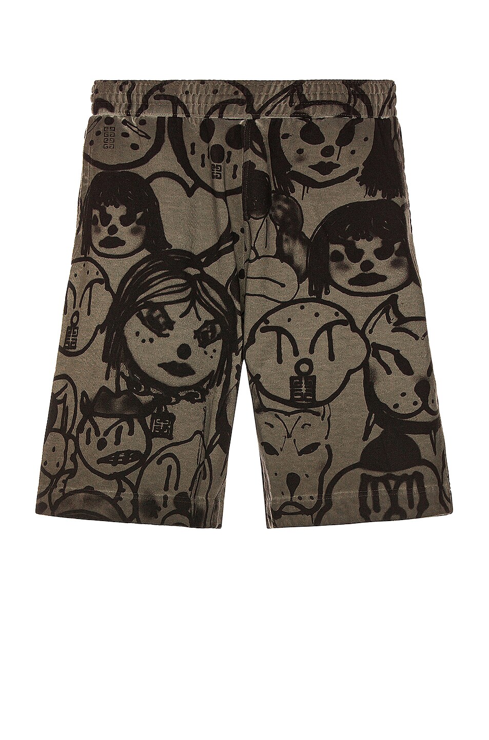 Image 1 of Givenchy C&S Allover Family Shorts in Khaki