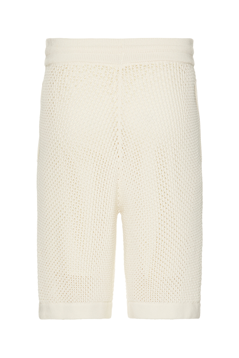 Shop Givenchy Knitted Shorts In Ivory