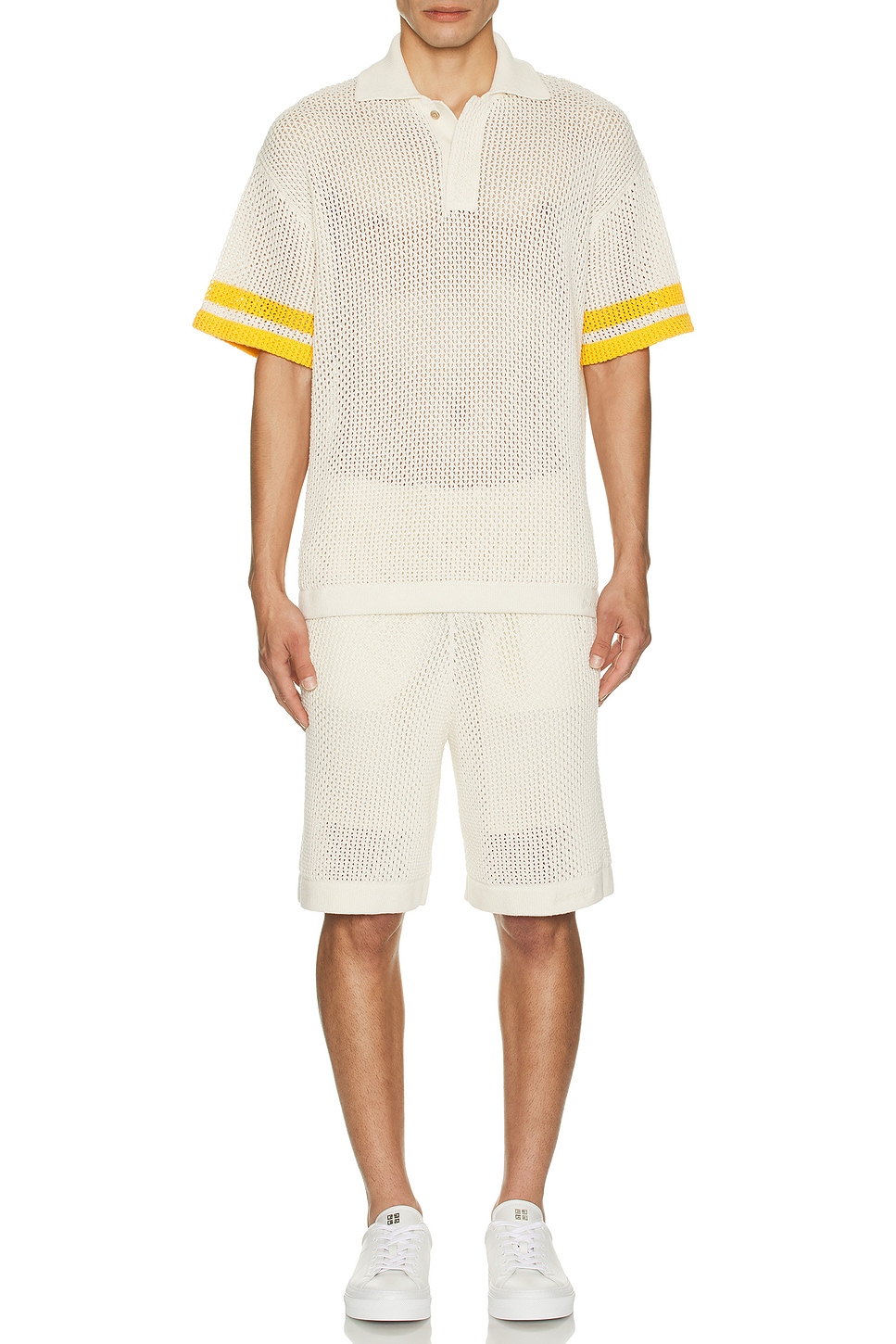 Image 1 of Givenchy Knitted Shorts in Ivory