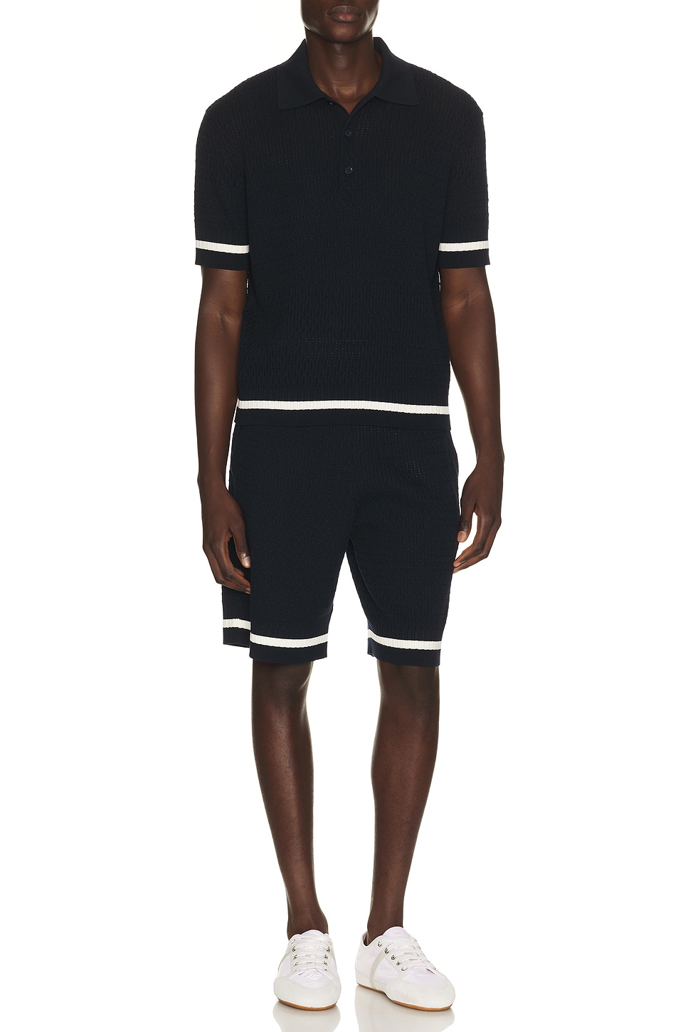 Givenchy Cotton Openwork Knit Shorts | Thumbnail 3 Givenchy Cotton Openwork Knit Shorts | Thumbnail 3