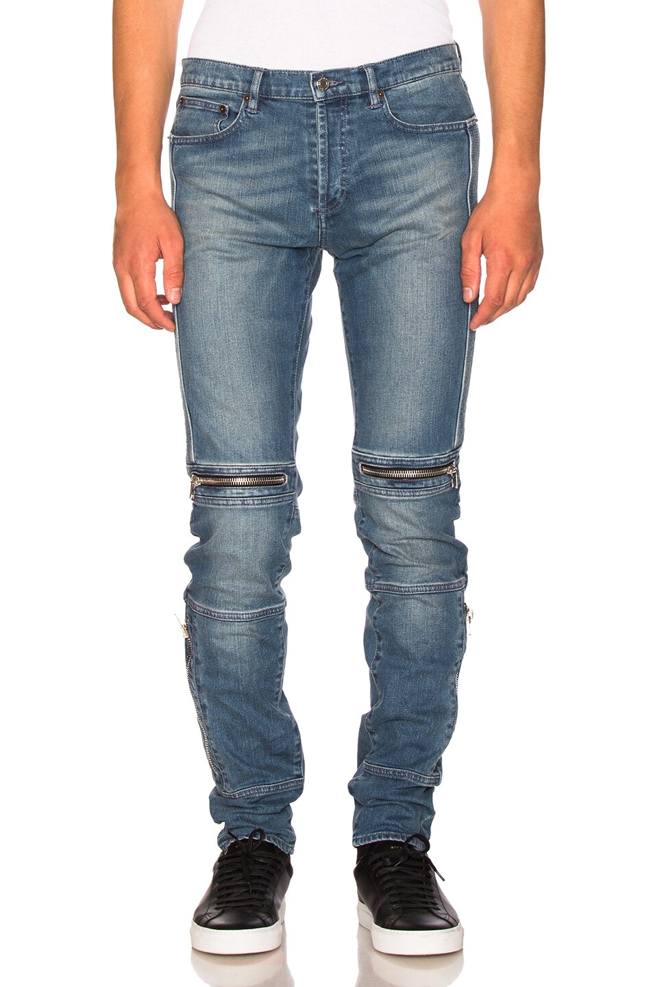 Image 1 of Givenchy Biker Jeans in Blue