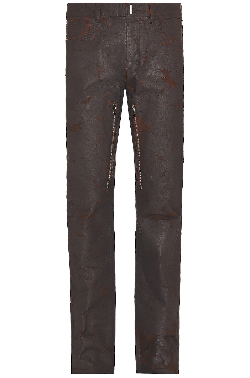 Image 1 of Givenchy Straight Fit Denim in Light Brown & Brown