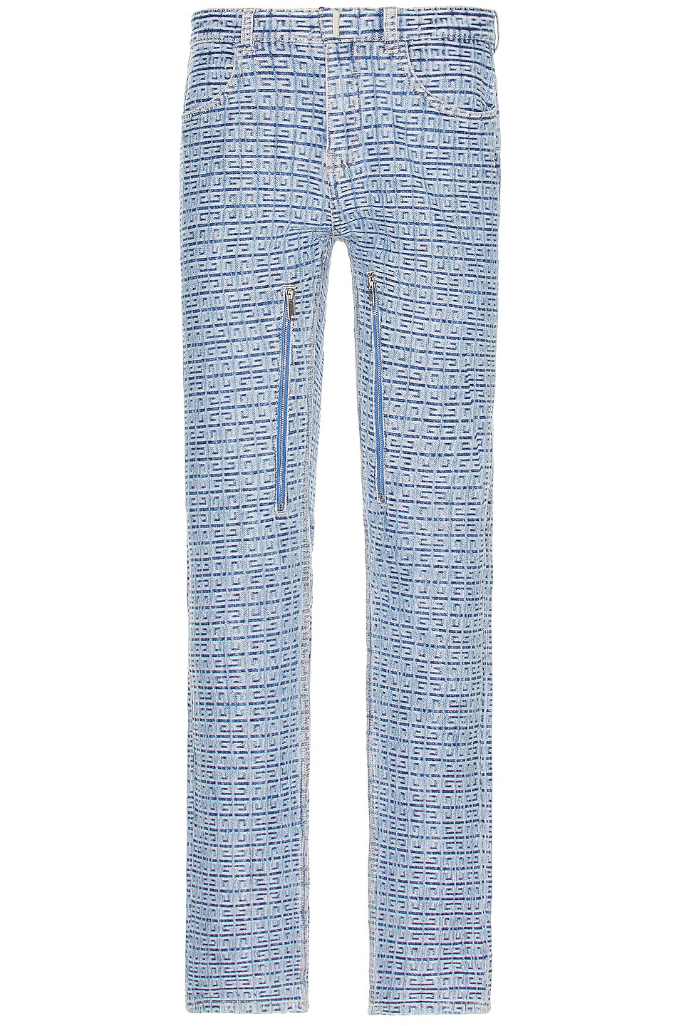 Image 1 of Givenchy Straight Leg Denim Trouser in Light Blue