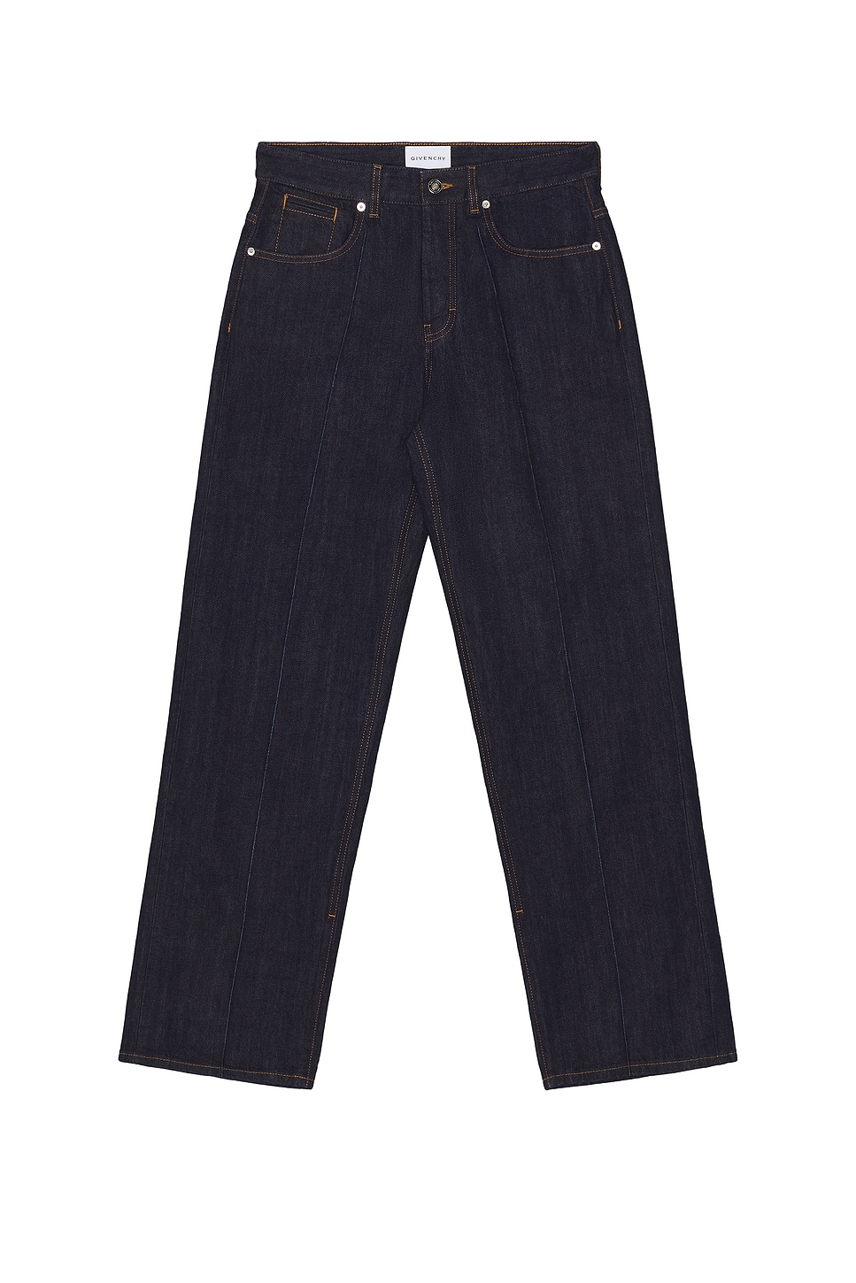 Givenchy Wide Leg Denim Jeans In Blue