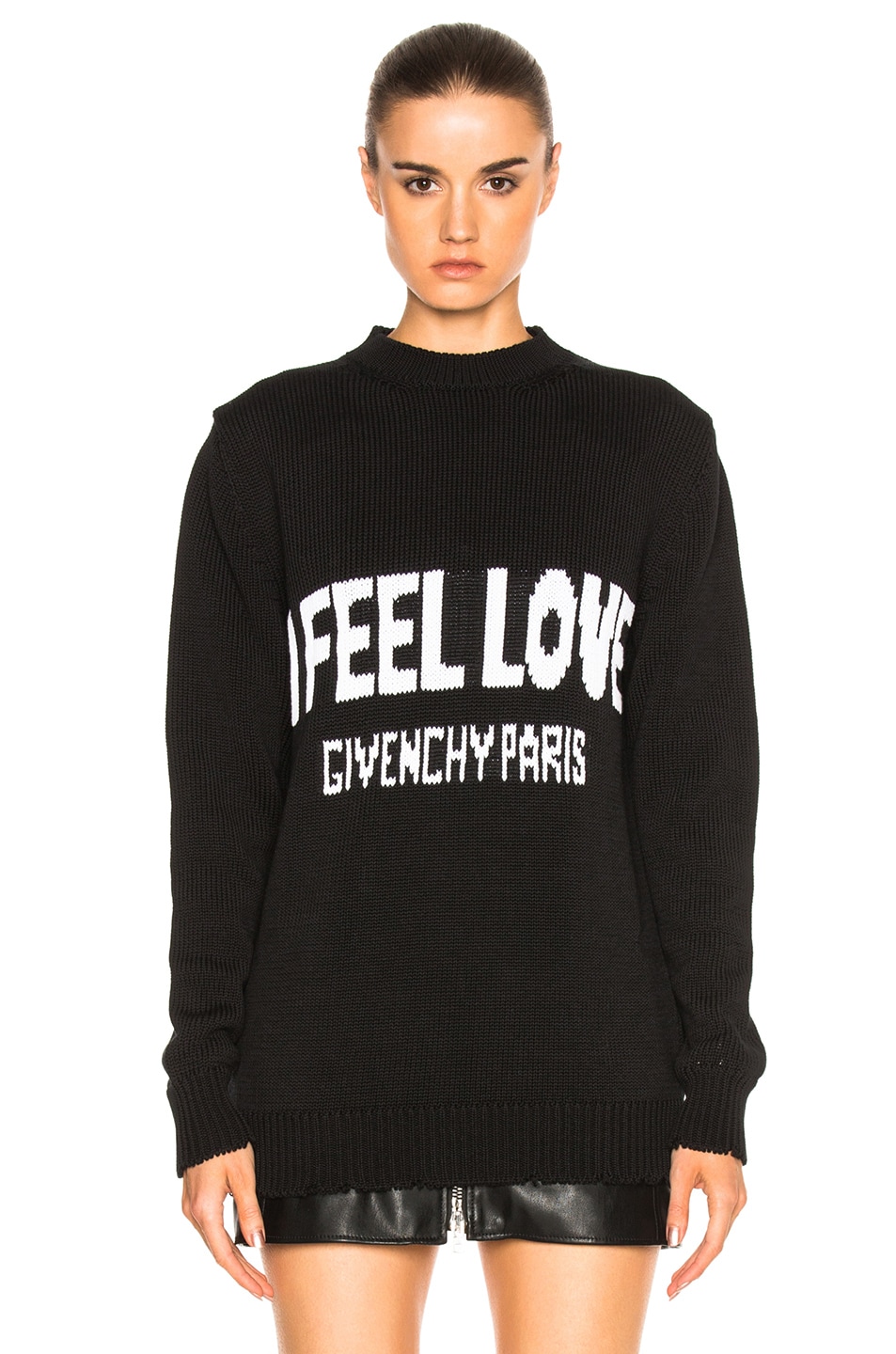 Image 1 of Givenchy I Feel Love Sweater in Black