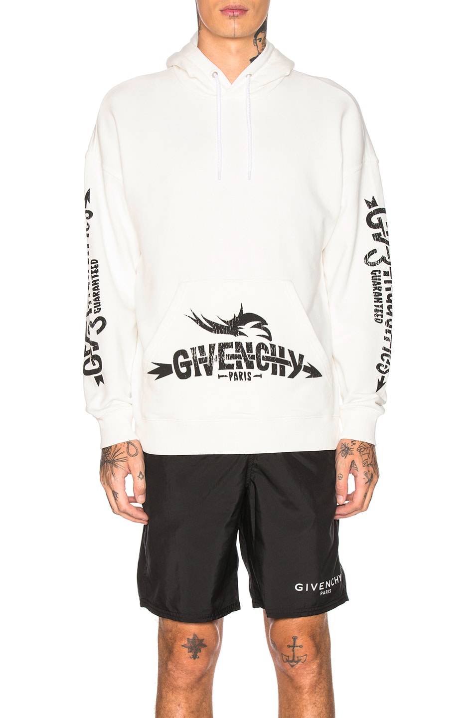 Image 1 of Givenchy Logo Hoodie in Off White
