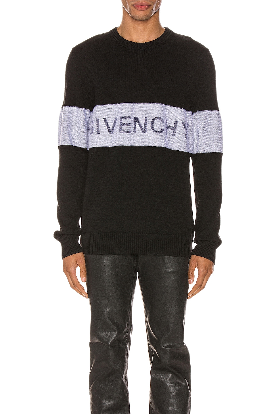 Image 1 of Givenchy Crewneck in Black & White