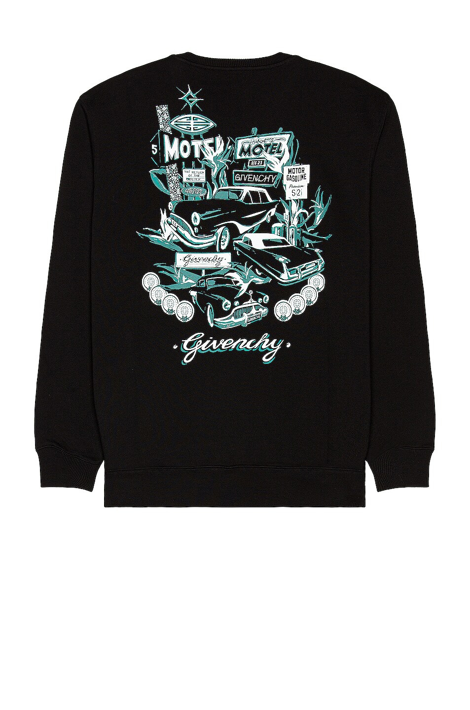 Image 1 of Givenchy Motel Print Sweatshirt in Black