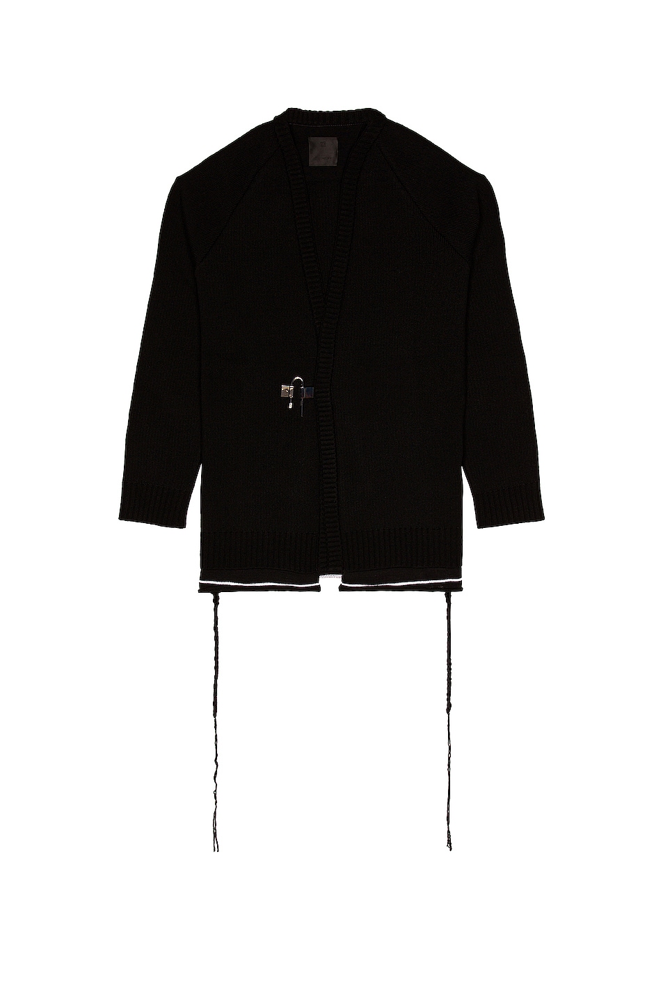 Image 1 of Givenchy Cardigan With Padlock in Black