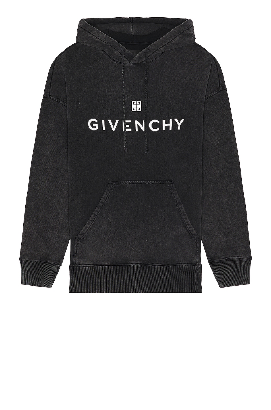 Image 1 of Givenchy Slim Fit Print Hoodie in Grey